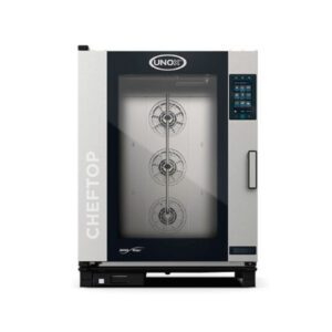 BAKERTOP MIND.Maps™ PLUS Horno Combinado a Gas 8(660×460) – UNOX XAVC-10FS-GPRM-AL