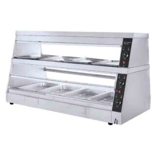 Vitrina Caliente de 2 Niveles – Migsa HW-6P